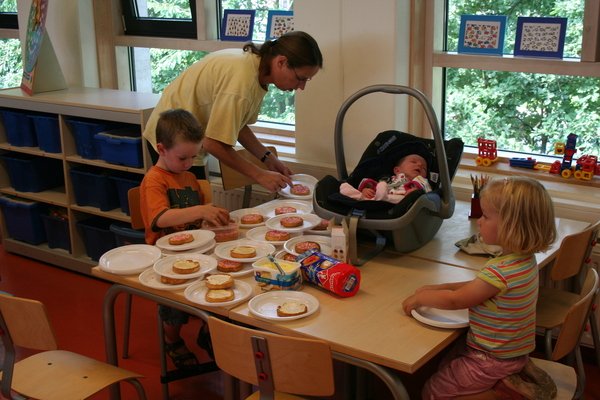 Voor het eerst naar de kleuterschool